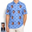 Men's Bride Blinders Custom Face Polo Shirt