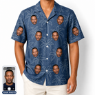 Men's Aloha Arbor Custom Face Hawaiian Shirt