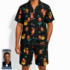 Men's Guava Gaiety Custom Face Shirt & Shorts Set