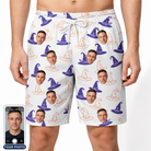 Men's Cauldron Crowns Custom Face Beach Shorts