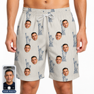 Men's Harbor Halo Custom Face Beach Shorts