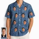Men's Jade Jetset Custom Face Hawaiian Shirt
