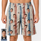 Men's Union Spark Custom Face Beach Shorts