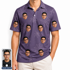 Men's Spider Social Custom Face Polo Shirt