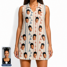 Women's Pennant Parade Custom Face V-Neck Dress