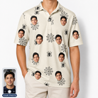 Men's Spooky Spinners Custom Face Polo Shirt