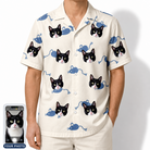 Men's Mouse Mêlée Custom Cat Face Hawaiian Shirt